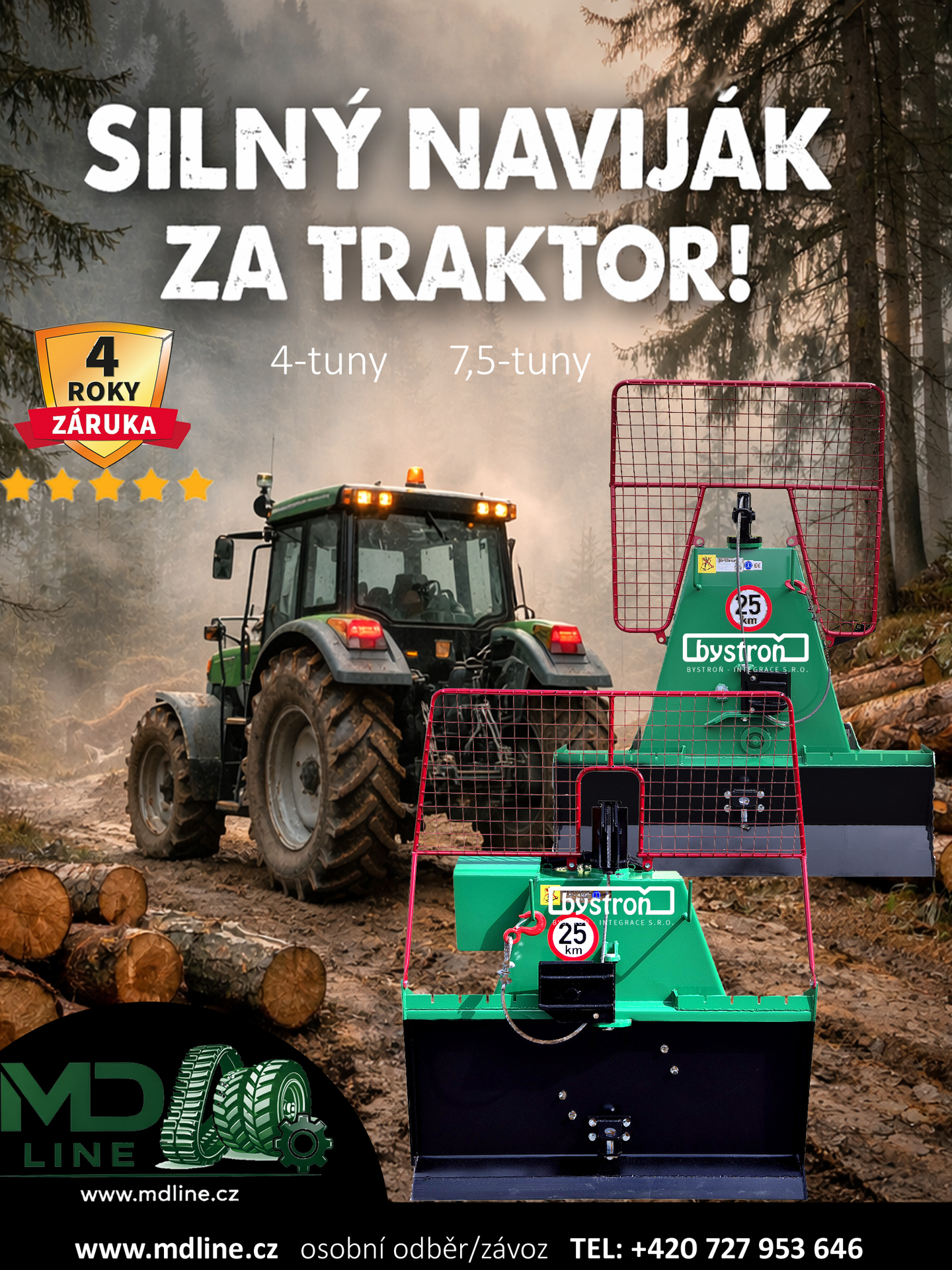 bystroň naviják