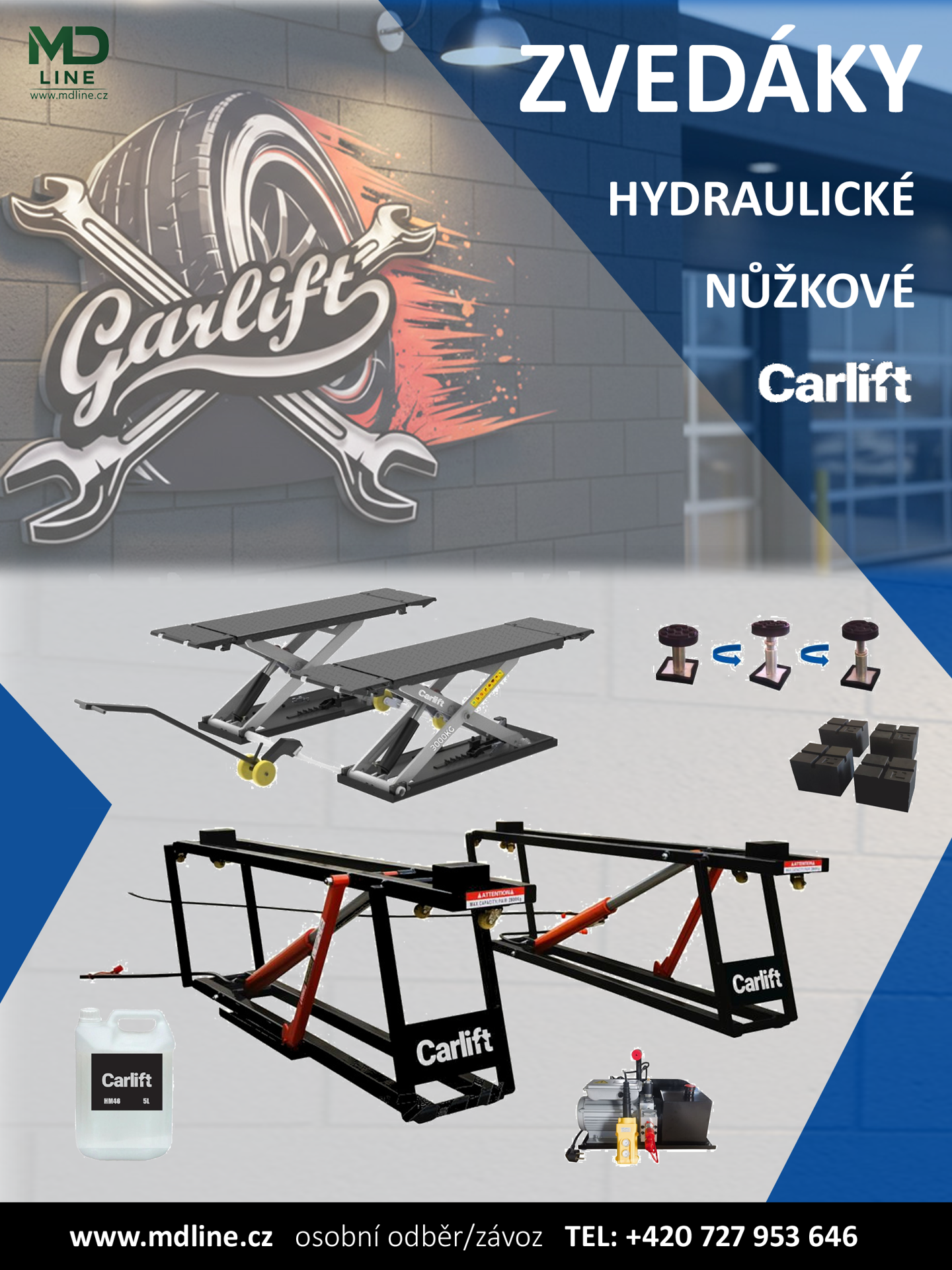 zvedáky na auto CARLIFT