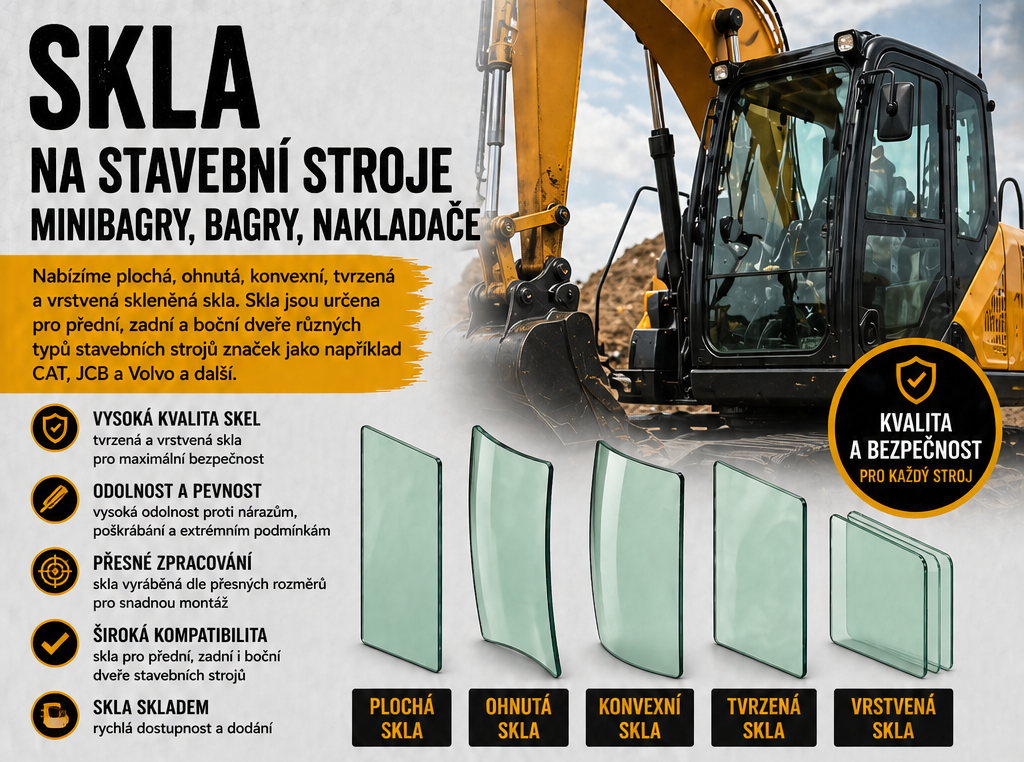 stavební stroje skla skla na stavební stroje