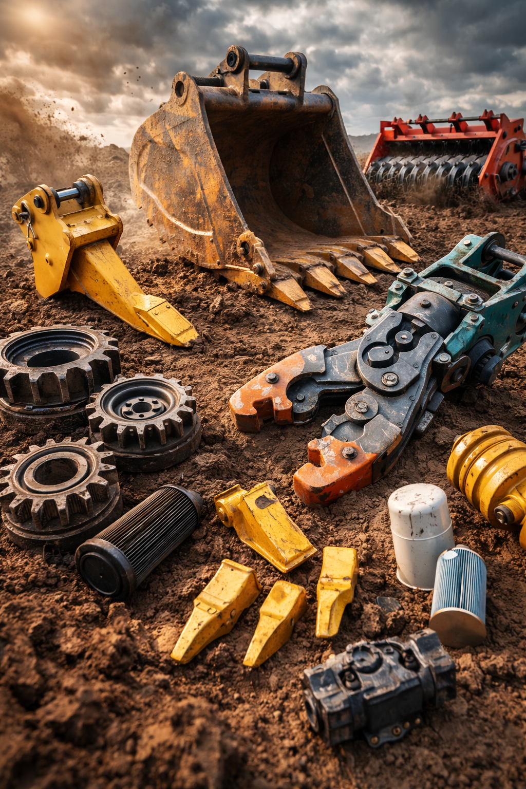 mdline díly na stroje Díly na stavební stroje