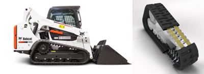 Pásy pro smykem řízené nakladače