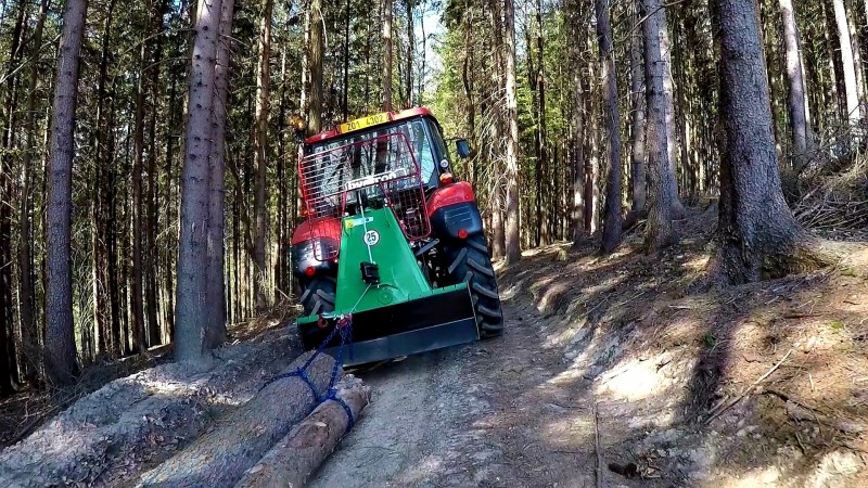 Lanová naviják za traktor