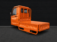 Elektrická tříkolka Leramotors tuk tuk cargo G4 3000W 72V, oranžová