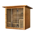 Leramotors Lerax finská sauna čtvercová thermowood 240