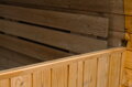 Lerax finská sudová sauna thermowood 240 poloprosklená zadní stěna
