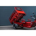 Elektrická nákladní tříkolka Leramotors Cargo G1 1000W – Tuk Tuk, červená