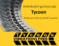 300X52.5X86N antivibrační gumový pás TYCOON