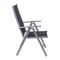 Zahradní sestava Ibiza Pollywood 150 cm Silver / Black 6+1