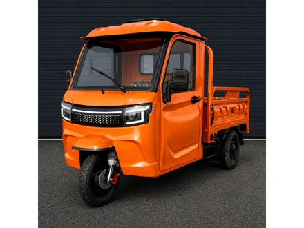Elektrická tříkolka Leramotors tuk tuk cargo G4 3000W 72V, oranžová