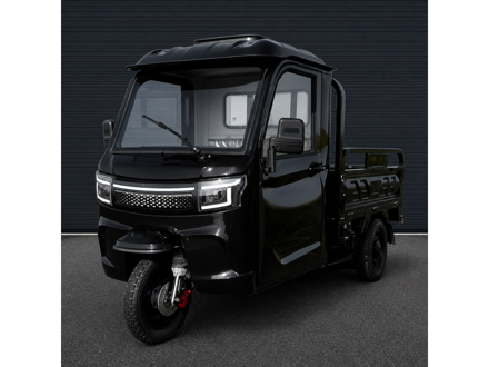 Elektrická tříkolka Leramotors tuk tuk cargo G4 3000W 72V, černá
