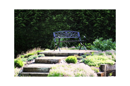 Zahradní lavice Flowers Green