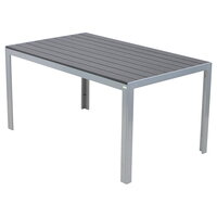 Zahradní sestava Ibiza Pollywood 150 cm Silver / Black 6+1