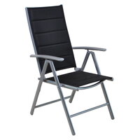 Zahradní sestava Ibiza Pollywood 150 cm Silver / Black 6+1