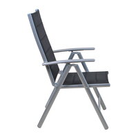 Zahradní sestava Ibiza Pollywood 150 cm Silver / Black 6+1