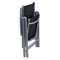 Zahradní sestava Ibiza Pollywood 150 cm Silver / Black 6+1