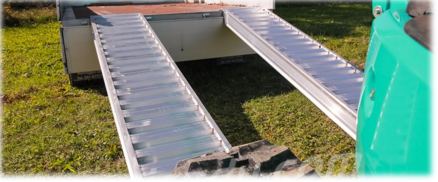 Hliníkové nájezdy 115.35.SB (3,5 m) – nosnost 3100 kg / pár