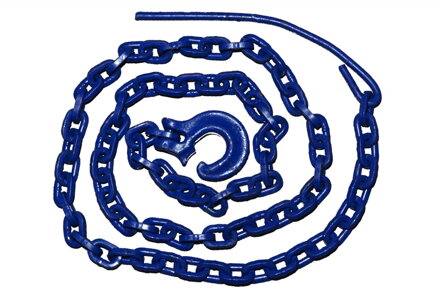 Řetězový úvazek modrý G100 8mm/ 2,5m