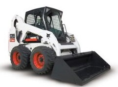 Smykový nakladač kolový – půjčovna (Bobcat S185, S550)
