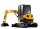 Gumové pojezdové pásy pro JCB 8026