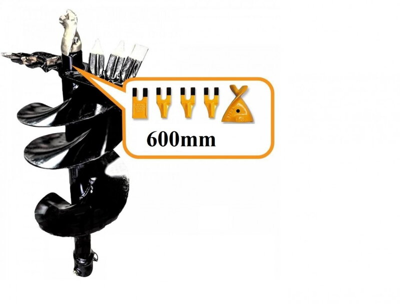 Zemní vrták DIGGA 600mm A4TL-24-2-MFT