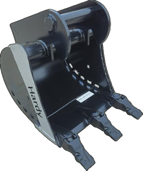 MS01-400 mm podkopová lžíce Lehnhoff LG Hardy | 3 zuby (1–2 t)