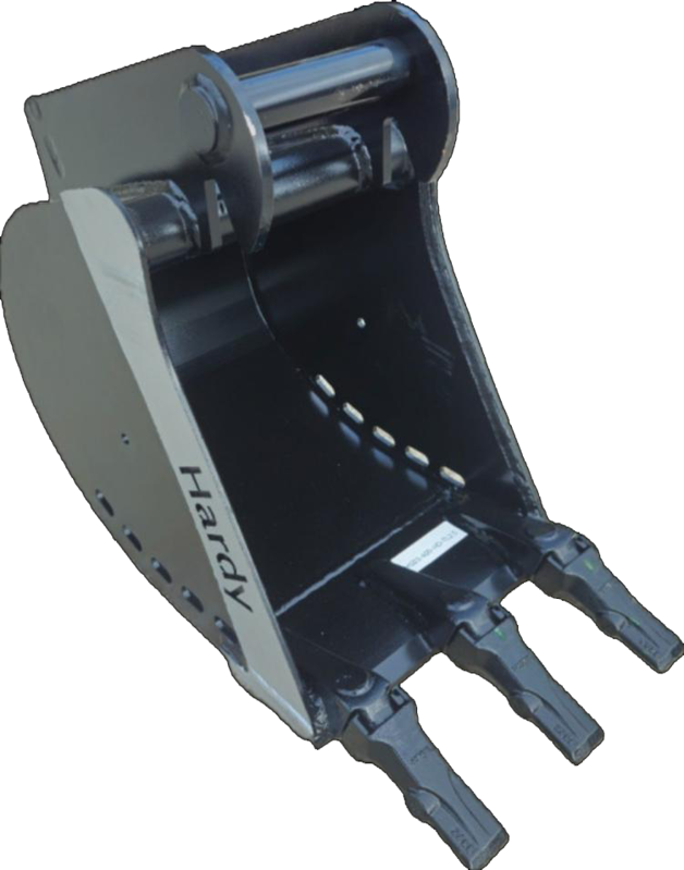 MS03-400 mm podkopová lžíce Lehnhoff LG Hardy | 3 zuby (2–4 t)