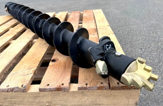 Zemní vrták HARDY S5 150 mm | do tvrdé půdy | kompatibilní s DIGGA