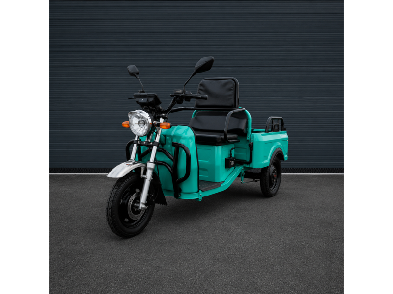 Elektrická tříkolka Leramotors cargo G2 2300W 72V - zelená